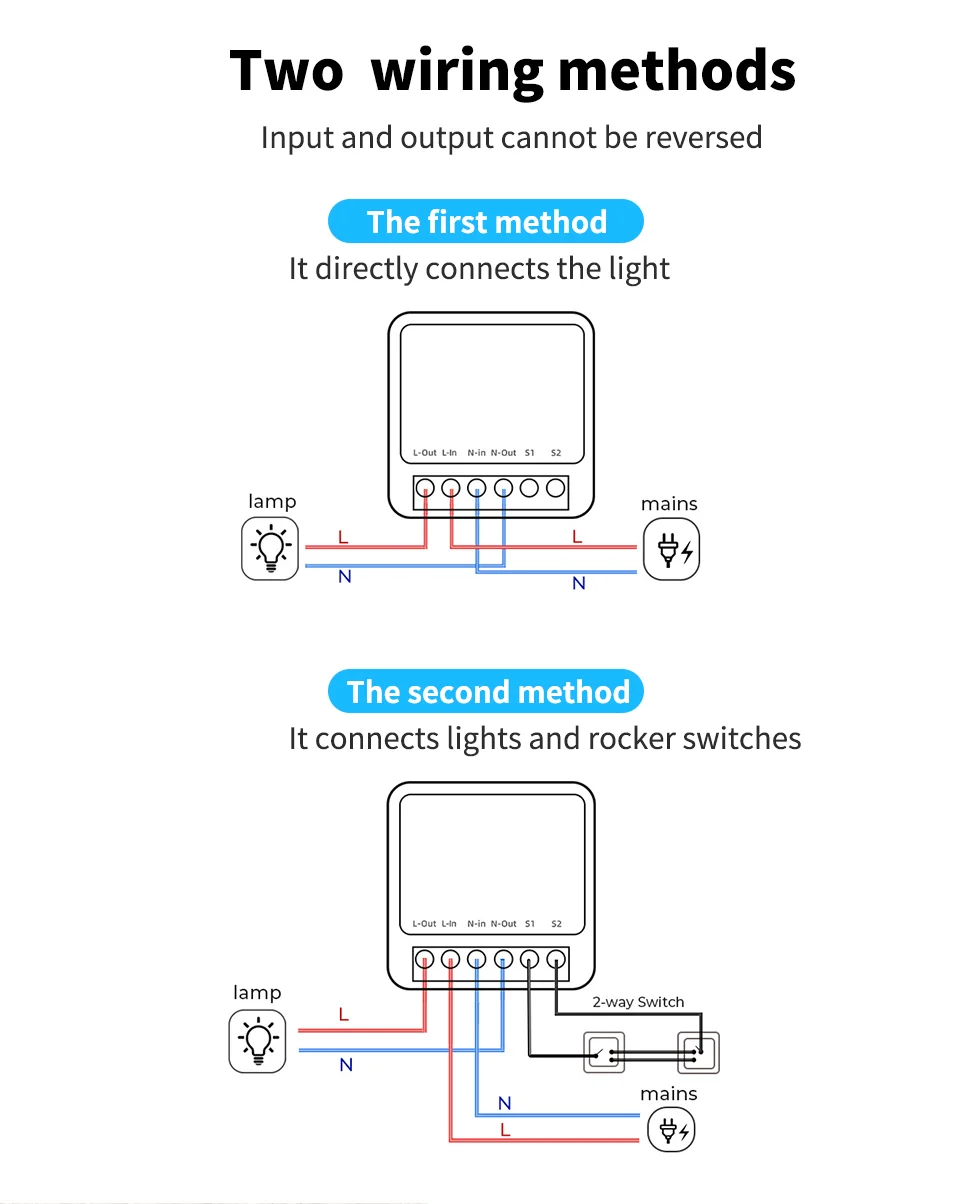 16A Tuya Mini DIY Smart Switch Wi-Fi APP remote bidirectional control support Alexa Google home 2-Way WiFI Mini Smart Switch - Image 9