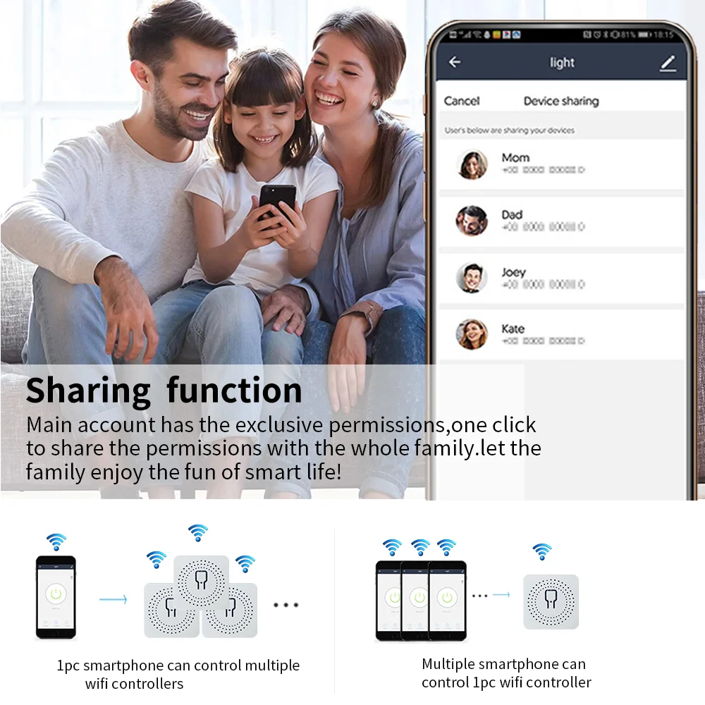16A Tuya Mini DIY Smart Switch Wi-Fi APP remote bidirectional control support Alexa Google home 2-Way WiFI Mini Smart Switch - Image 10