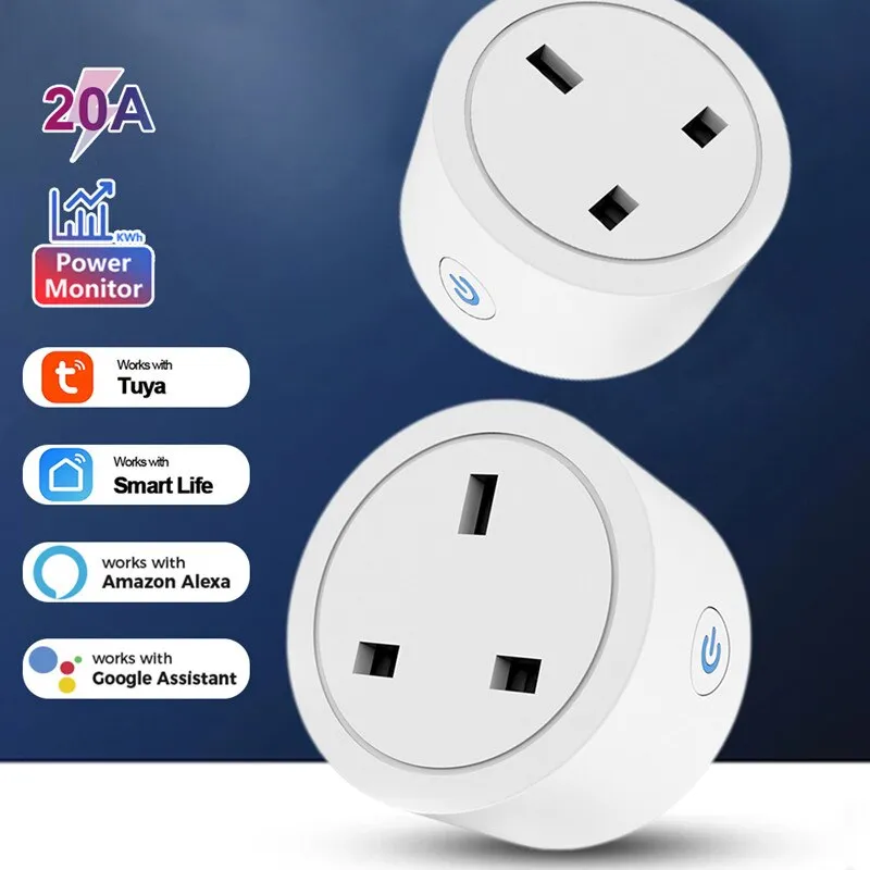 Waterproof WiFi Outdoor Smart Socket Switch Smart Plug with 2 Sockets  Compatible with Alexa, Google Home, No Hub Required - China Tuya Smart  Switch, WiFi Switch