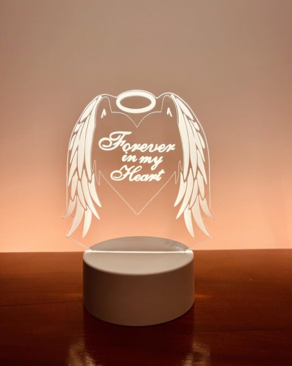 Romantic Love 3D Acrylic Led Lamp for Home Children's Night Light Table Lamp Birthday Party Decor Valentine's Day Bedside Lamp - Image 6