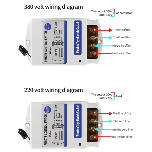 Mini Remote Control Agricultural Water Pump Switch 220V Wireless Industrial Switch for Motor 1KM 3KM 5KM remote watering - Image 5
