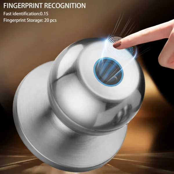 Tuya Biometric Fingerprint Smart Door Lock Electronic Lock Keyless Security Door Entry Home House Apartment - Image 2