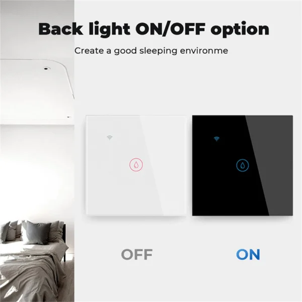 Tuya Smart Wifi Water Heater Boiler Touch Switch 220V Air Conditioner Light Timing EU for Alexa Google Home 20A/40A Switches - Image 3