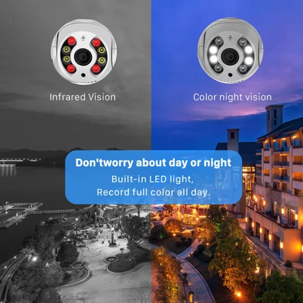 4MP 4K IP Camera 4MP Speed Dome Auto Tracking PTZ Camera Smart Home Outdoor Wireless WIFI Camera - Image 5