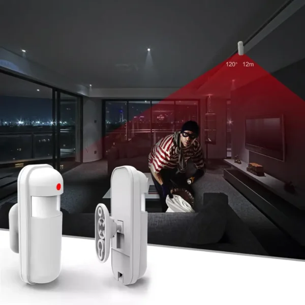 PIR Motion Sensor Detector 433MHz for Home Alarm System Wireless Infrared Motion Detector - Image 4