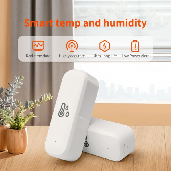 WIFI Temperature And Humidity Sensor Smart Life APP Remote Monitor Smart Thermo-hygrometer - Image 3
